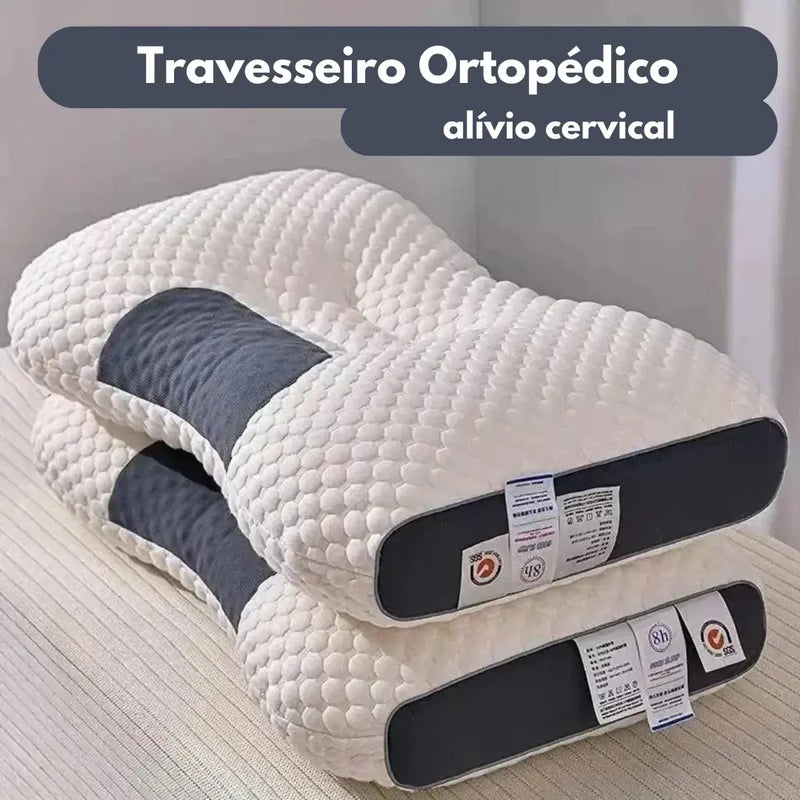 Travesseiro Ortopédico para Alívio Cervical SleepEasy